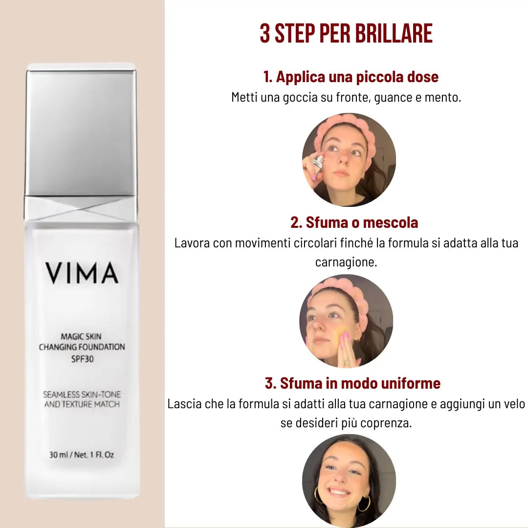 Fondotinta adattivo VIMA 4 in 1